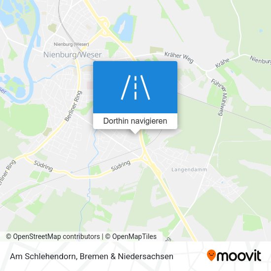 Am Schlehendorn Karte