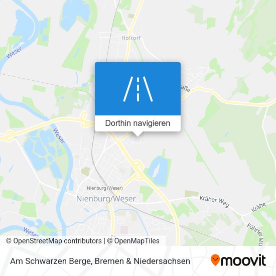 Am Schwarzen Berge Karte