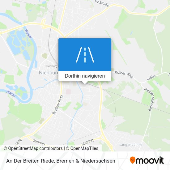 An Der Breiten Riede Karte