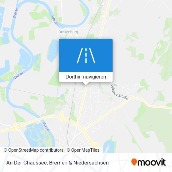 An Der Chaussee Karte
