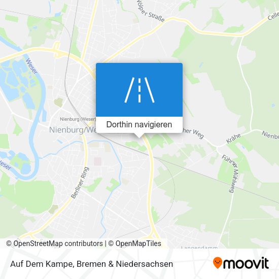 Auf Dem Kampe Karte