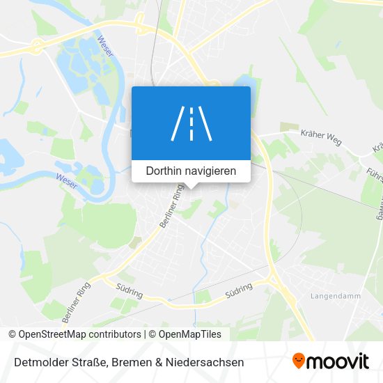 Detmolder Straße Karte