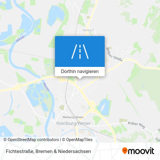 Fichtestraße Karte