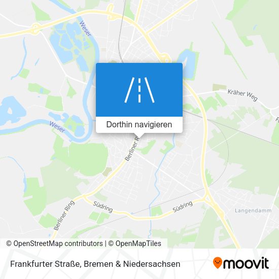 Frankfurter Straße Karte