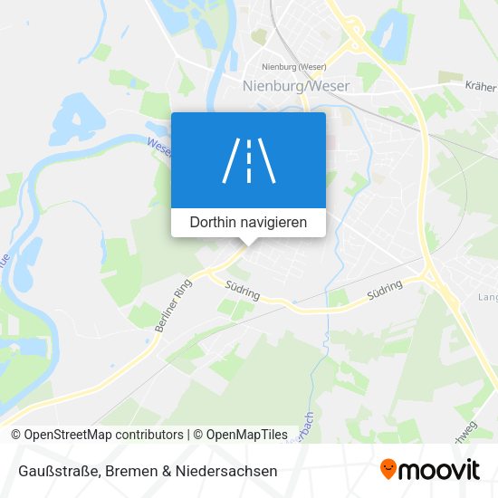Gaußstraße Karte