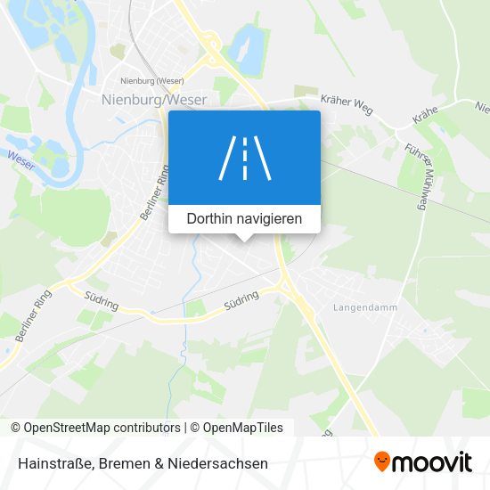 Hainstraße Karte