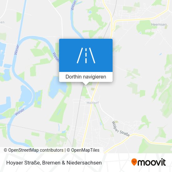 Hoyaer Straße Karte