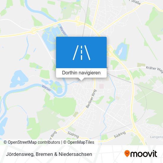 Jördensweg Karte