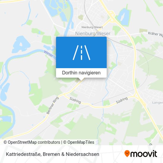 Kattriedestraße Karte