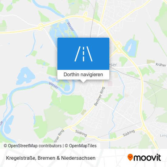Kregelstraße Karte