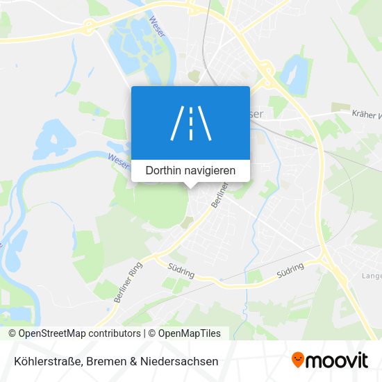 Köhlerstraße Karte