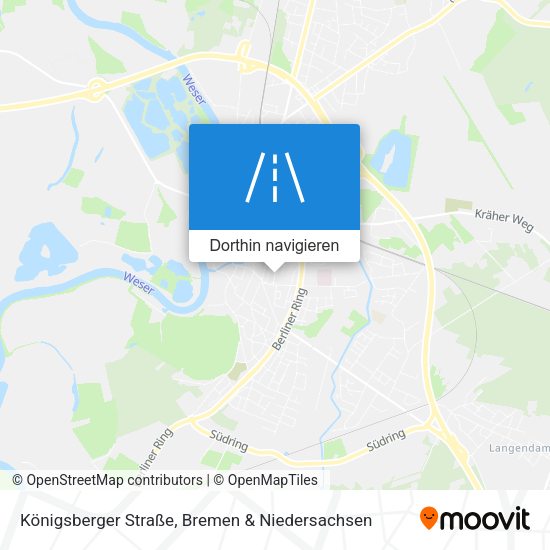 Königsberger Straße Karte