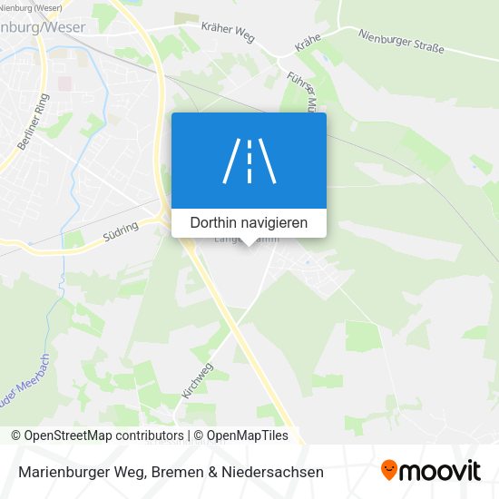 Marienburger Weg Karte