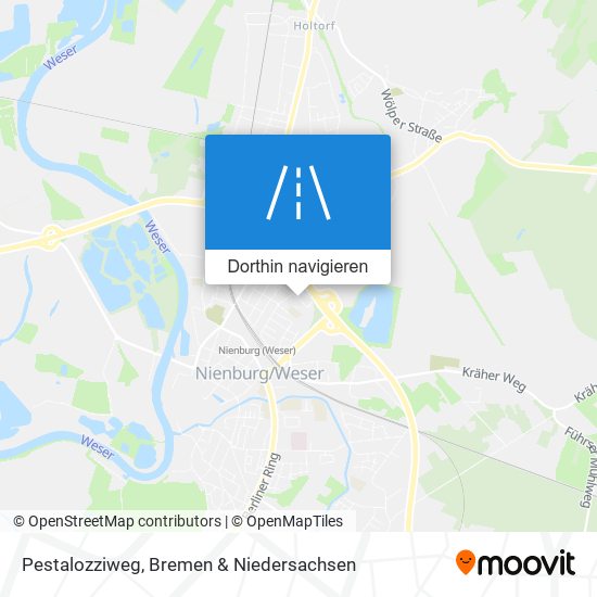 Pestalozziweg Karte