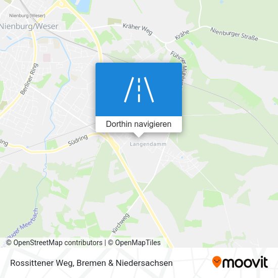 Rossittener Weg Karte