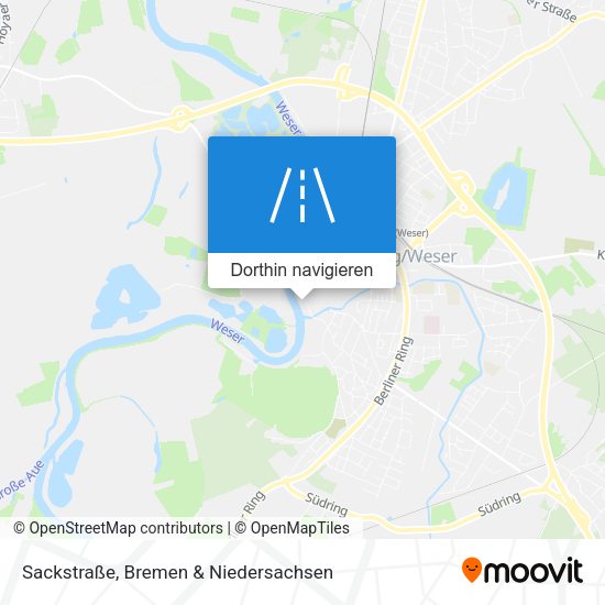 Sackstraße Karte