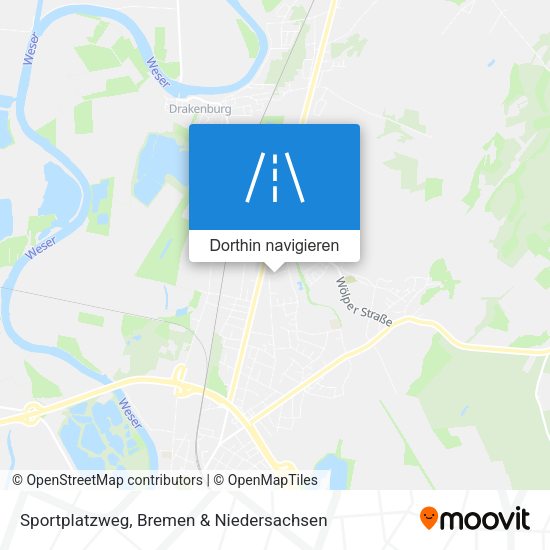 Sportplatzweg Karte
