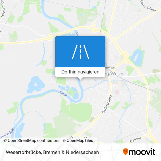 Wesertorbrücke Karte