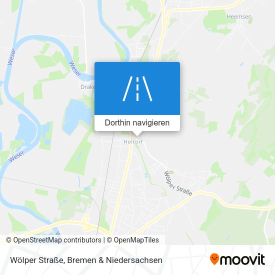 Wölper Straße Karte