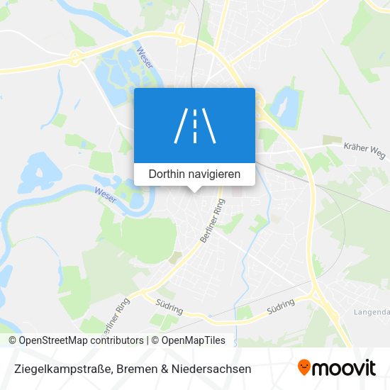 Ziegelkampstraße Karte