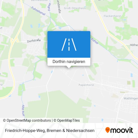 Friedrich-Hoppe-Weg Karte