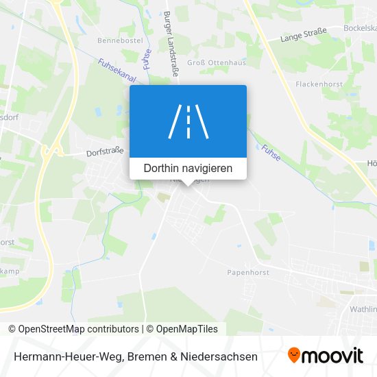 Hermann-Heuer-Weg Karte
