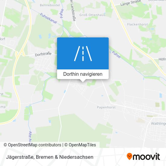 Jägerstraße Karte