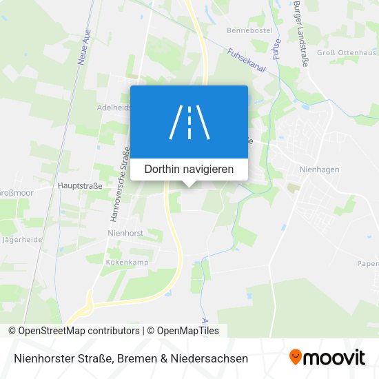Nienhorster Straße Karte