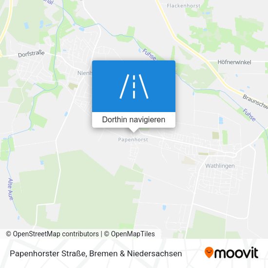 Papenhorster Straße Karte
