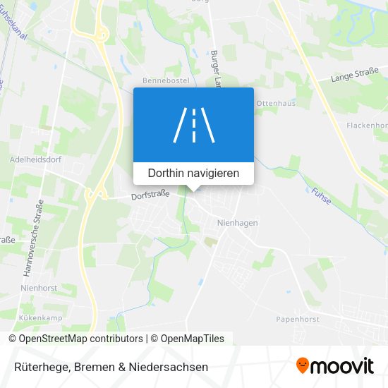 Rüterhege Karte