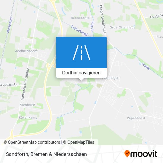 Sandförth Karte