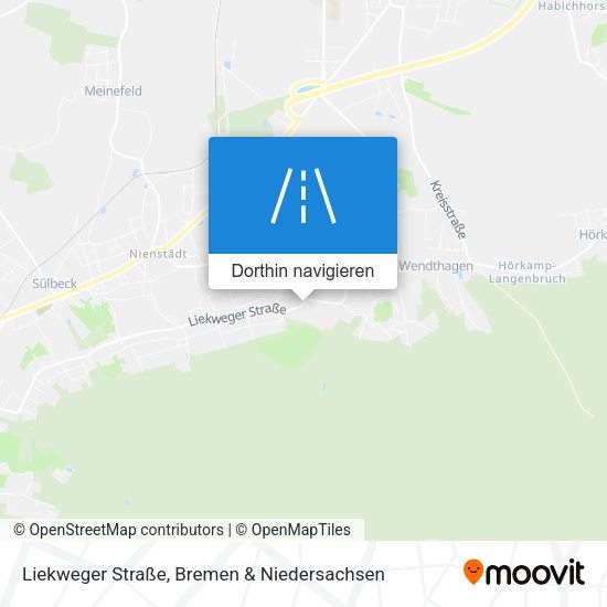Liekweger Straße Karte