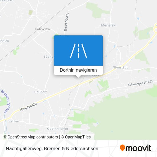 Nachtigallenweg Karte