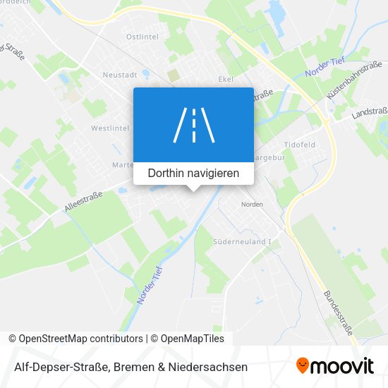 Alf-Depser-Straße Karte