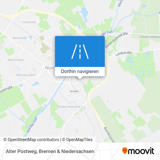 Alter Postweg Karte