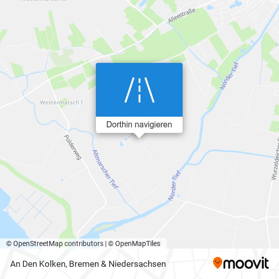 An Den Kolken Karte