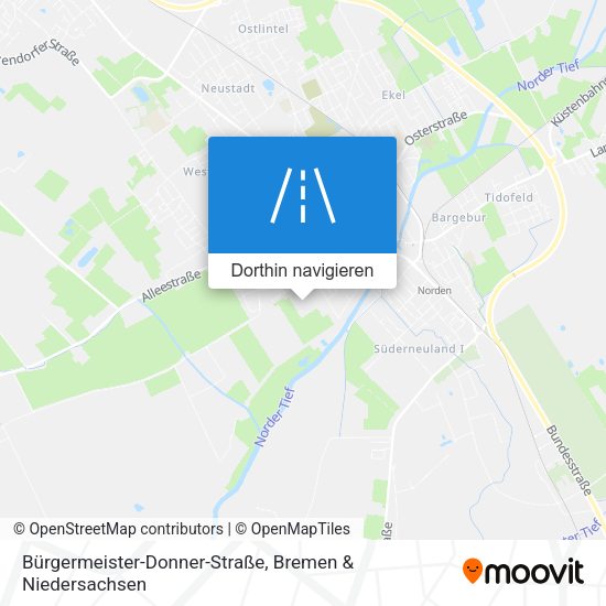 Bürgermeister-Donner-Straße Karte