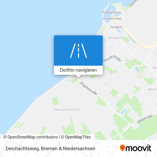 Deichachtsweg Karte