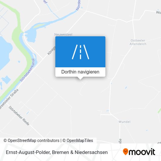 Ernst-August-Polder Karte