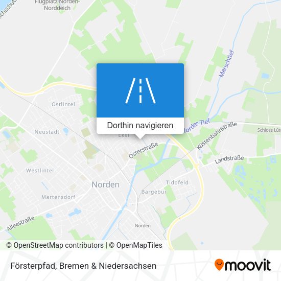 Försterpfad Karte