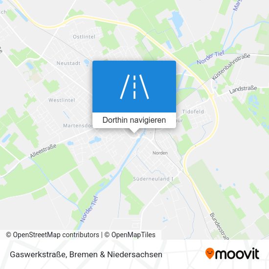 Gaswerkstraße Karte