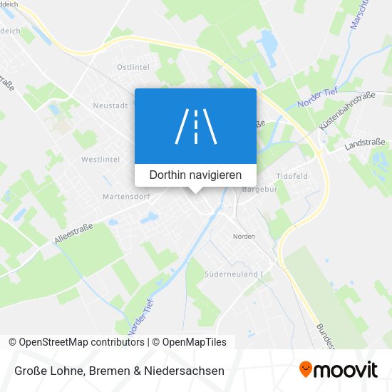 Große Lohne Karte