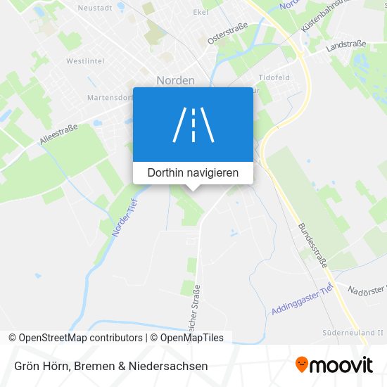 Grön Hörn Karte