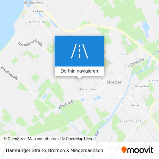 Hamburger Straße Karte