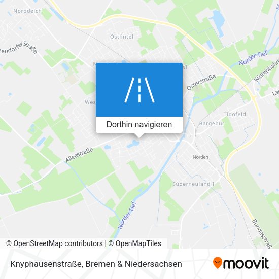 Knyphausenstraße Karte
