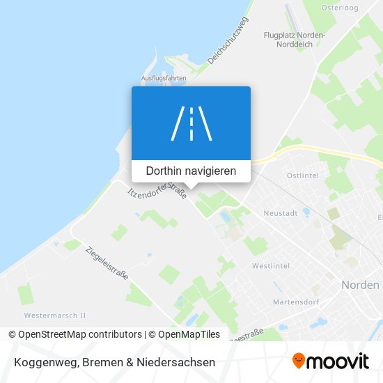 Koggenweg Karte