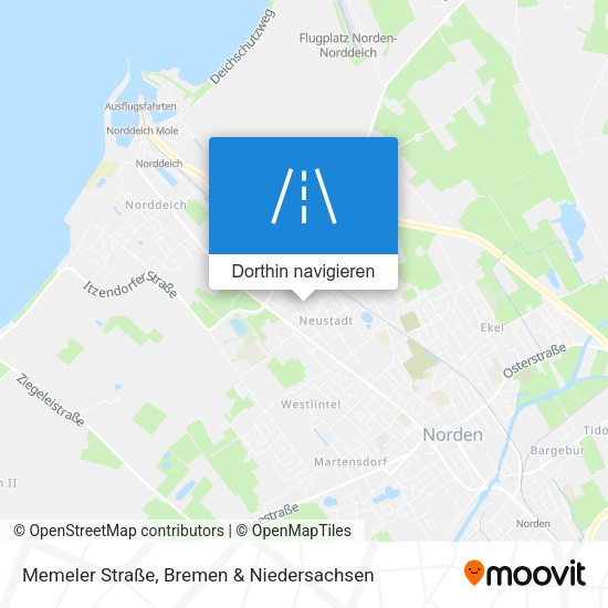 Memeler Straße Karte