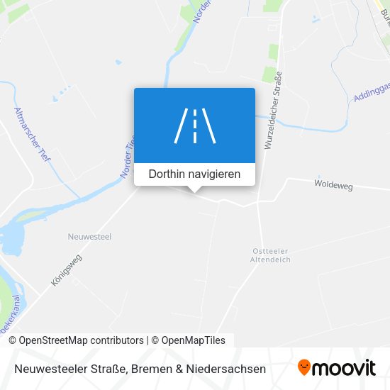 Neuwesteeler Straße Karte