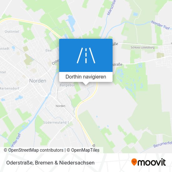 Oderstraße Karte