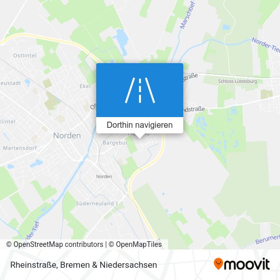 Rheinstraße Karte